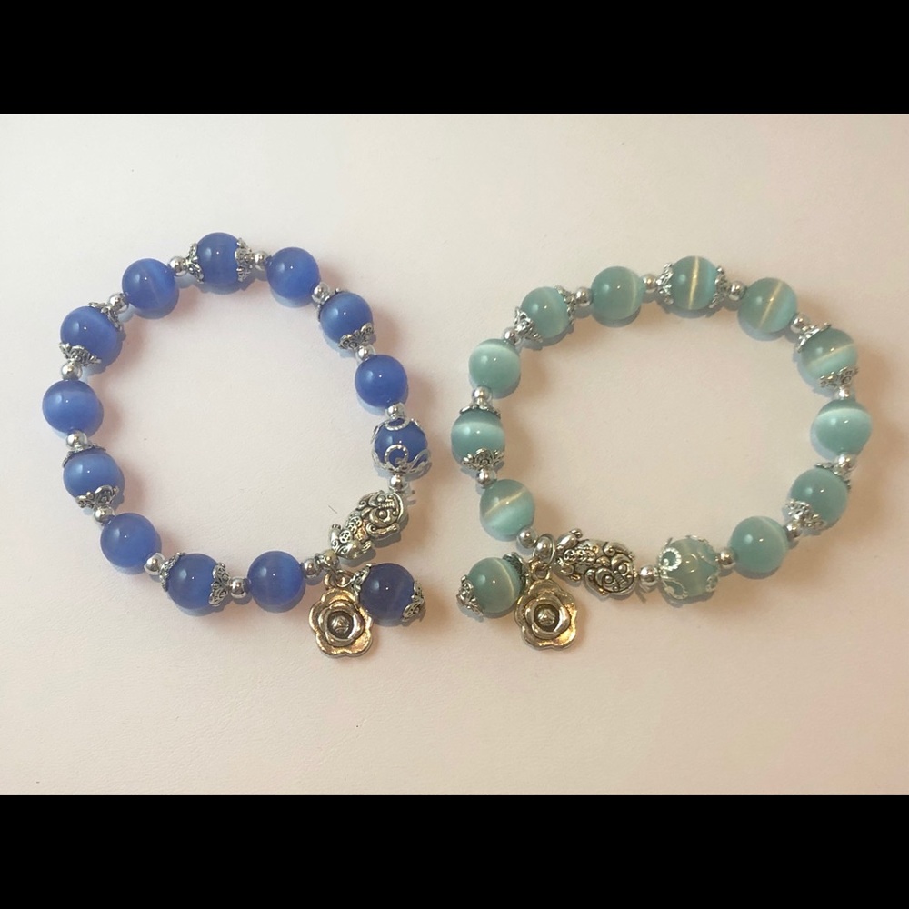 Cats eye money catcher bracelets